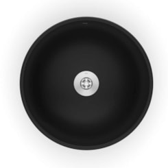 Cuba De Apoio 350 Diâmetro Sem Mesa Loft R1 Mate Black Incepa