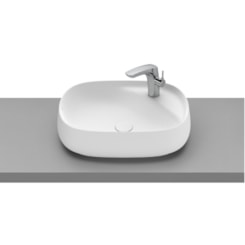 Cuba De Apoio 58cm,5x45,5cm Válvula 1.1/4 Beyond Blanco Mate Roca