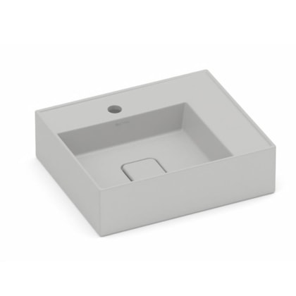 Cuba de apoio com Mesa Platinum Stone Roca 45,5x38,5 cm