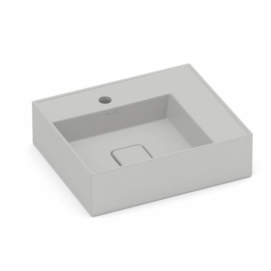 Cuba de apoio com Mesa Platinum Stone Roca 45,5x38,5 cm - Imagem principal - c2c93896-446f-4592-bad8-037bca1ebb2a