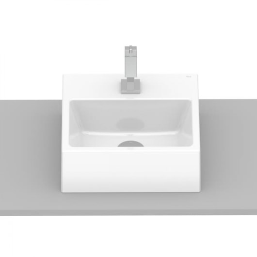 Cuba De Apoio Com Mesa pq33 Optica Branco Roca 33x33cm - Imagem principal - 40e8dd4b-d4aa-4032-9f9f-f8df877c6bf1