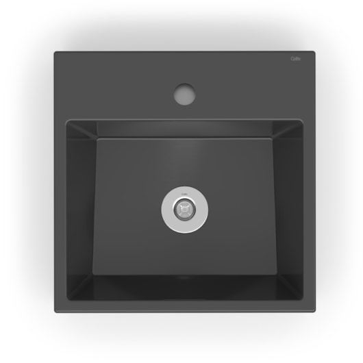Cuba De Apoio Com Mesa Q35 Preto Celite 35x35cm - Imagem principal - 503c6311-11cc-4299-bc08-8e8f59832cbb