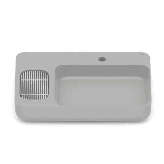 Cuba de Apoio Com Válvula Oculta 7/8 Infinity Stone Roca 60x42cm - Imagem principal - 413d915c-fd7c-425d-b4a1-f91f3920fe56