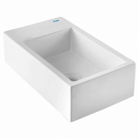 Cuba De Apoio Curve 1 44x26,5cm Branco Incepa - Imagem principal - b886cafc-b3c5-4279-8954-630caab02eca