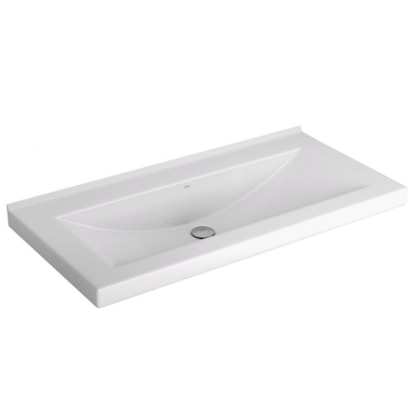 Cuba De Apoio E Sobrepor Retangular Branco Deca 90x45cm