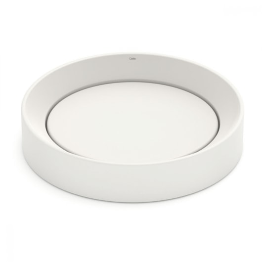 Cuba de Apoio Oval Design D5 Beige Celite 45x40cm - Imagem principal - 7c5dedb7-083a-4a6d-b76b-5e725109a829