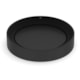 Cuba de Apoio Oval Design D5 Matte Black 45x40cm Celite - 22d45810-b3cb-4a9d-bfeb-78062aadacbf