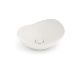 Cuba de Apoio Oval Ohtake Beige Roca 47x40,5cm