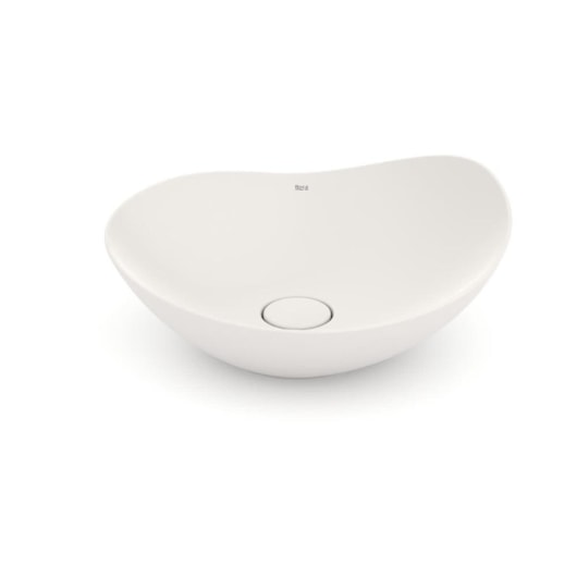 Cuba de Apoio Oval Ohtake Beige Roca 47x40,5cm - Imagem principal - 6bb443c3-32d7-423b-86f1-8e3e5bc32eae