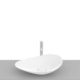 Cuba de Apoio Oval Ohtake Blanco Matte Roca 62,5x38,5cm - 20e529ce-5b7d-461f-a493-03ff41e1773e