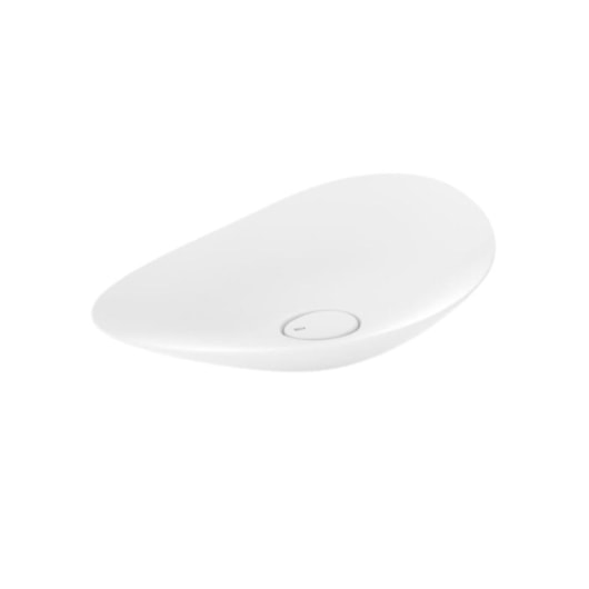 Cuba de Apoio Oval Ohtake Blanco Matte Roca 62,5x38,5cm - Imagem principal - 6a8e379e-64b7-4aa3-ae97-2305c0ac7666
