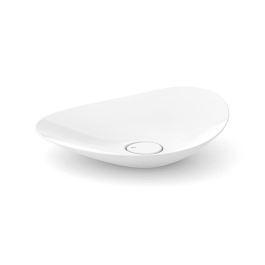 Cuba de Apoio Oval Ohtake Branco Roca 62,5x38,5cm - Imagem principal - a725c7ad-e1a5-4ff0-b3cb-3a8c609eb03b