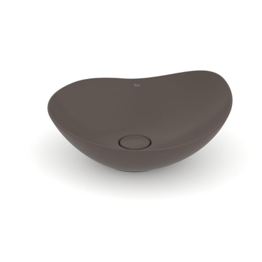 Cuba de Apoio Oval Ohtake Café Roca 47x40,5cm - Imagem principal - 42cde6d9-f704-4027-bf4b-c0c79e411ce9