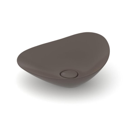 Cuba de Apoio Oval Ohtake Café Roca 62,5x38,5cm - Imagem principal - 465ed5d3-5946-4905-8385-4e437f63f886