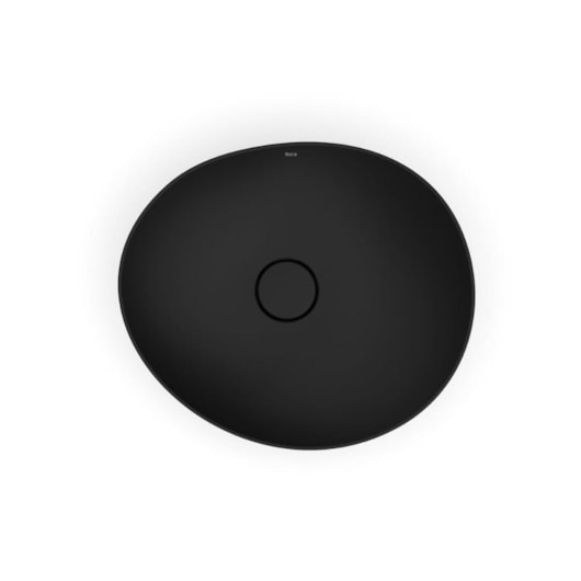 Cuba de Apoio Oval Ohtake Matte Black Roca 47x40,5cm - Imagem principal - eb1d4d5d-1254-4b1d-9861-a4c0bf459d45