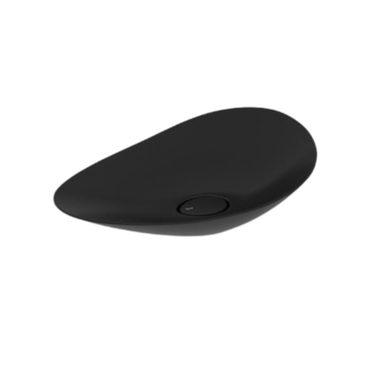 Cuba de Apoio Oval Ohtake Matte Black Roca 62,5x38,5cm - Imagem principal - b5ed2029-0018-4235-868e-ac208463c6dc