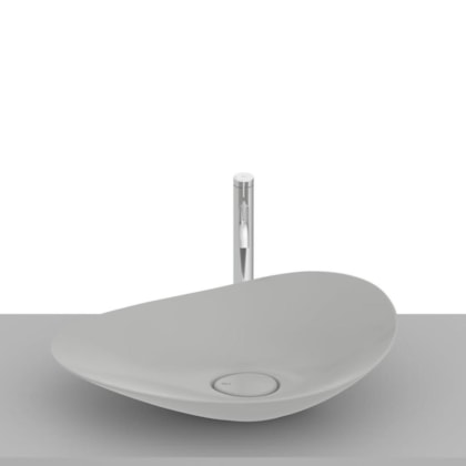 Cuba de Apoio Oval Ohtake Stone Roca 62,5x38,5cm