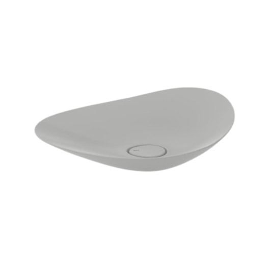 Cuba de Apoio Oval Ohtake Stone Roca 62,5x38,5cm - Imagem principal - 34070ce0-9bea-4fc5-870a-f4bf7f490580