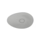 Cuba de Apoio Oval Ohtake Stone Roca 62,5x38,5cm - 84798b20-adf4-4790-a0a5-81444b7442b8
