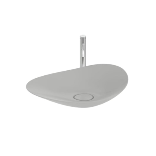 Cuba de Apoio Oval Ohtake Stone Roca 62,5x38,5cm - Imagem principal - fabb604b-c3b8-49bd-b015-b5f232132d60