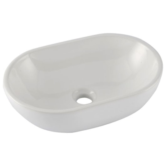 Cuba De Apoio Oval R29 Loft Branco Incepa  45x29 cm - Imagem principal - a7d8d86b-9f25-48c0-94f1-6209f1128fd6