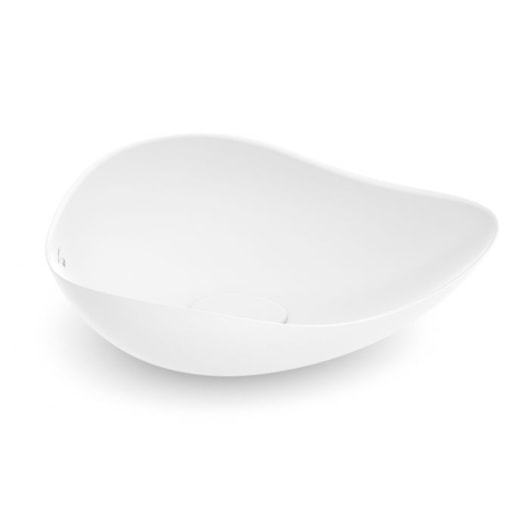 Cuba De Apoio Oval Ruy Ohtake 54X37,5Cm Branco Matte Roca - Imagem principal - 7eb3393b-2670-4b84-aea0-839aaf7f310d