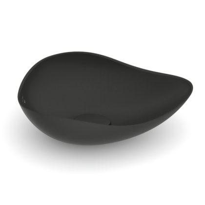 Cuba De Apoio Oval Ruy Ohtake 54X37,5cm Onix Roca