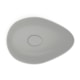 Cuba De Apoio Oval Ruy Ohtake Stone Roca 54x37,5cm - 2e563fda-765a-4b7b-a2ed-61fd75aeec11