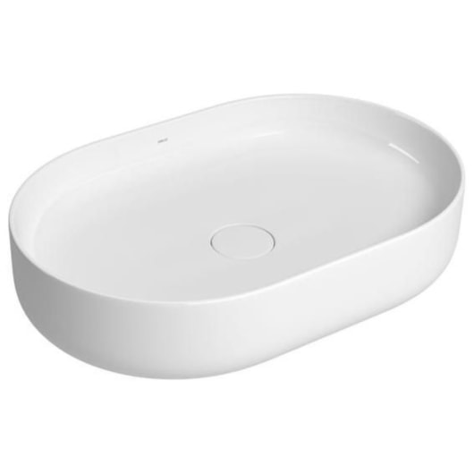 Cuba De Apoio Oval Slim Branco Deca 60 cm - Imagem principal - 69264530-13dd-4c99-99bc-b400edec69dc