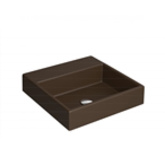 Cuba De Apoio Quadrada 41x41cm L73 Marrom Fosco Deca - Imagem principal - 3bd29c4e-fe88-4c52-9ef4-a2034ff82be3