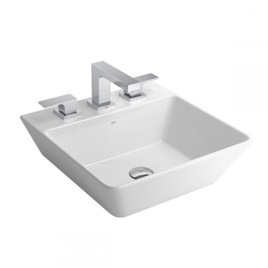 Cuba De Apoio Quadrada 42cm L270 Branco Deca - Imagem principal - 52fd4f70-85b2-4373-9e7f-0358a25c3132