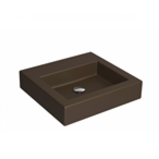 Cuba De Apoio Quadrada 43cm Com Mesa L737 Marrom Fosco Deca - Imagem principal - 0adb32e8-d4ea-4fb2-a766-bbeb6b2b1fc5