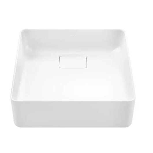 Cuba De Apoio Quadrada Borda Fina Flow Branco Docol 40x40x12,5cm - Imagem principal - 0a01e142-340a-4453-901a-610cdb7a2903