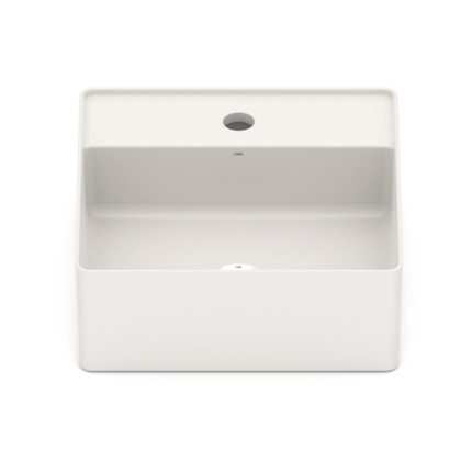 Cuba De Apoio Quadrada Com Mesa Design D3 35x35cm Beige Celite