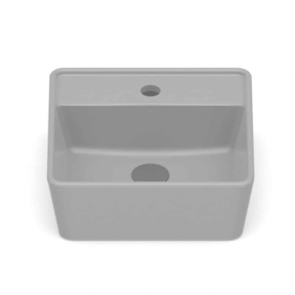 Cuba de Apoio Quadrada Com Mesa Optica CQ35 35x35cm Stone Roca