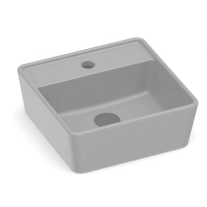 Cuba de Apoio Quadrada Com Mesa Optica CQ35 35x35cm Stone Roca
