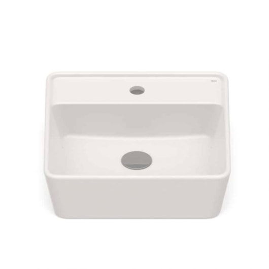 Cuba de Apoio Quadrada Com Mesa Optica CQ42 42x42cm Beige Roca - Imagem principal - 76784028-7408-41df-b547-ff2103a39042