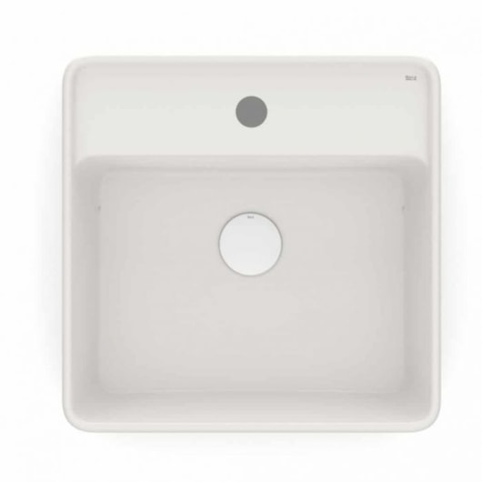 Cuba de Apoio Quadrada Com Mesa Optica CQ42 42x42cm Beige Roca - Imagem principal - 091b9959-f3be-484c-904c-1e5662995416