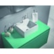 Cuba de Apoio Quadrada Com Mesa Q6 Basic Branco Celite 35x35cm - 1dcb84dc-287a-4d84-85ba-0cd05393ff89