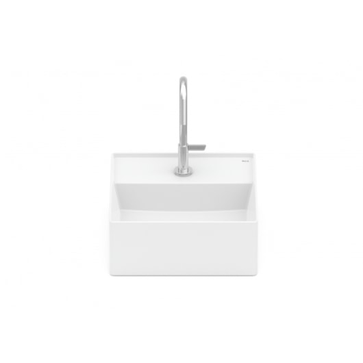 Cuba de Apoio Quadrada Com Mesa Terra T7 Blanco Mate Roca 30x30cm - Imagem principal - ca27284d-a9b6-4820-a239-00e64eefc592