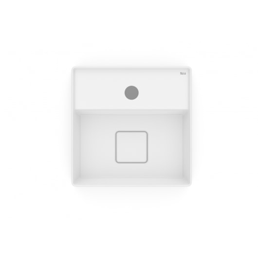 Cuba de Apoio Quadrada Com Mesa Terra T7 Branco Matte Roca 30x30cm - Imagem principal - fad14a1a-d5a4-4c7e-85c3-e8bcbfce5211