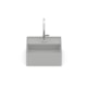 Cuba de Apoio Quadrada Com Mesa Terra T7 Stone Roca 30x30cm - 78a9893e-7ae8-4093-822f-cb456d7a4e47