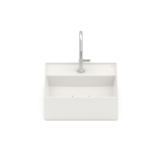 Cuba de Apoio Quadrada Com Mesa Terra T8 Beige Roca 35x35cm - Imagem principal - 5d01ba7e-339e-4169-8d85-36bc197609c3