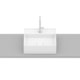 Cuba de Apoio Quadrada Com Mesa Terra T9 Branco Matte Roca 40x40cm - 27b6f76a-bf71-495f-afa4-d4cda2110dab