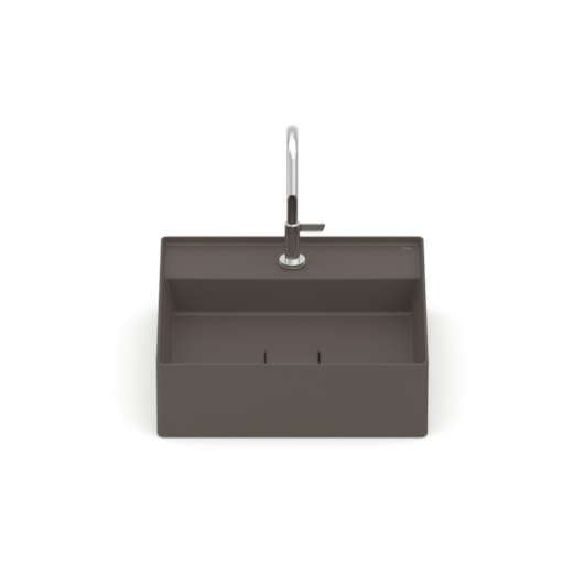 Cuba de Apoio Quadrada Com Mesa Terra T9 Café Roca 40x40cm - Imagem principal - b72bd581-8cb5-4469-aac0-883950b7e0c4
