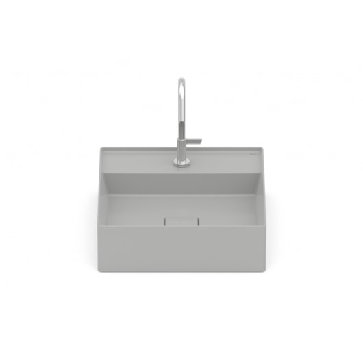 Cuba de Apoio Quadrada Com Mesa Terra T9 Stone Roca 40x40cm - Imagem principal - 9a52433e-9ca5-4438-a24f-28df104904ad