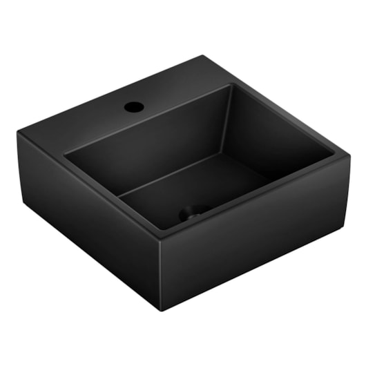 Cuba De Apoio Quadrada Q1 41x41cm Preta Celite - Imagem principal - e36a1df4-348c-4981-876a-d3d78e95ade1
