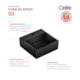 Cuba De Apoio Quadrada Q1 41x41cm Preta Celite - 5d1bc45b-7ab8-418a-b50a-d5b4d6686373