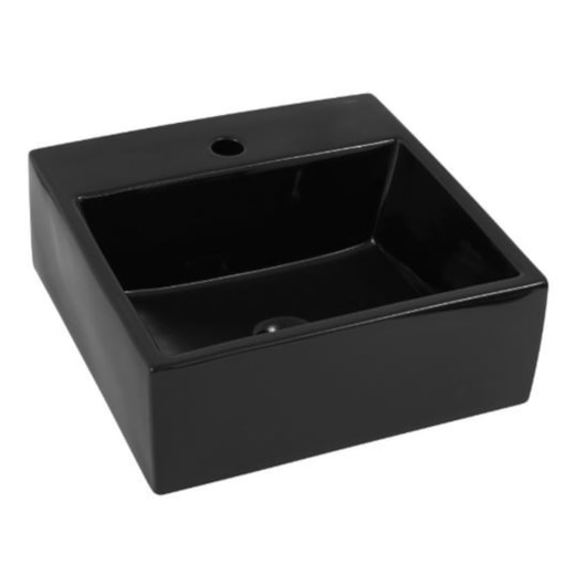 Cuba De Apoio Quadrada Q1 41x41cm Preta Celite - Imagem principal - 2720d6b2-d7c6-48eb-9bdd-2b2b71c450e9
