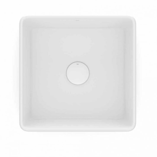 Cuba de Apoio Quadrada Sem Mesa Optica CQ35 35x35cm Branco Matte Roca - Imagem principal - 94477b2d-5f7a-49fa-8d18-97c09227dfe5